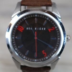 Ted Baker Watch – Pre-Owned, New Battery, Round, Black & Silver
